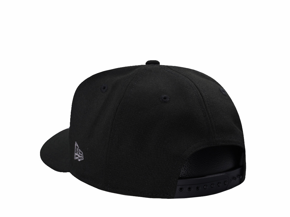 New Era Texas Rangers Final Season Script Black Prime Edition 9Fifty A Frame Snapback Hat