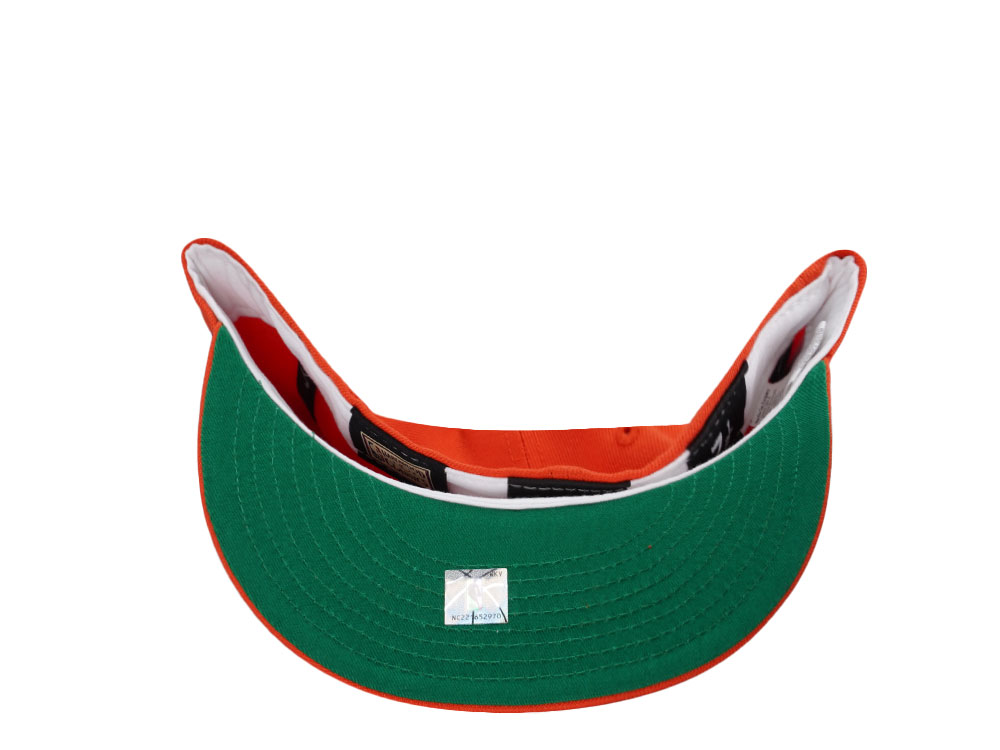 New Era Cleveland Cavaliers Eastern Conference Orange Throwback Edition 59Fifty Fitted Hat