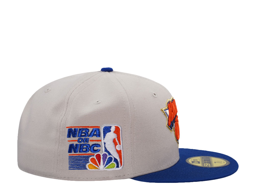 PRE-ORDER New Era New York Knicks NBA on NBC Stone Two Tone 59Fifty Fitted Hat