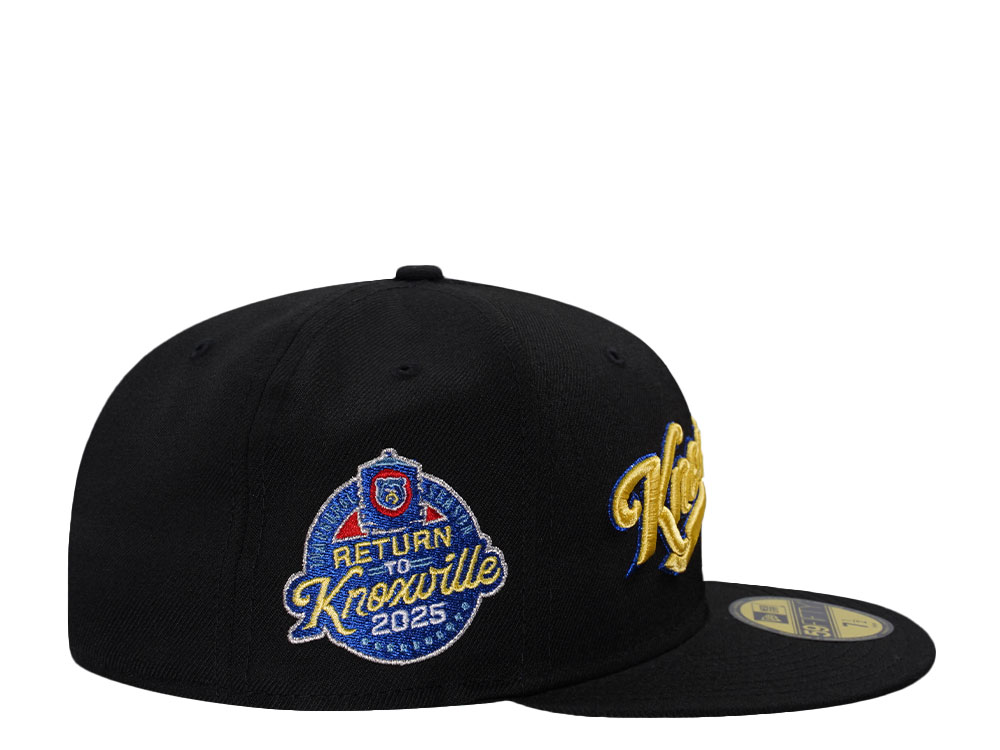 New Era Knoxville Smokies Return Season Black Throwback Edition 59Fifty Fitted Hat