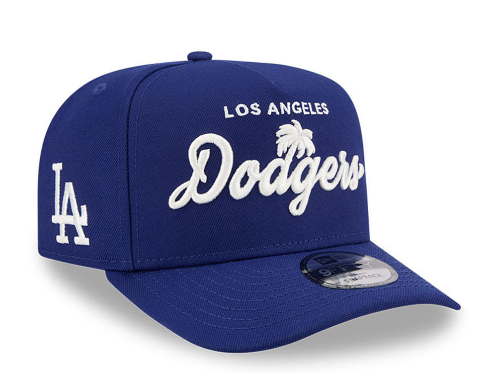 New Era Los Angeles Dodgers Local Play Blue 9Fifty A Frame Snapback Hat