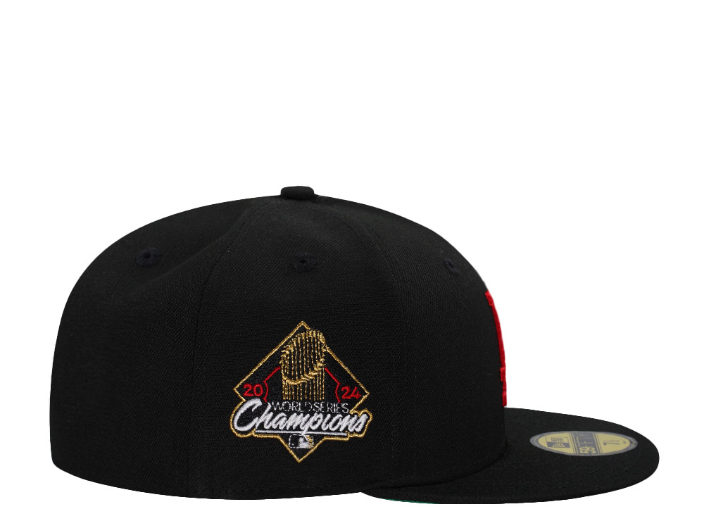 New Era Los Angeles Dodgers World Series 2024 Champions Black Prime Edition 59Fifty Fitted Hat