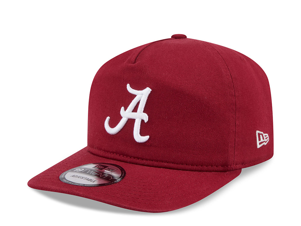 New Era Alabama Crimson Tides Red 19twenty A Frame Snapback Hat