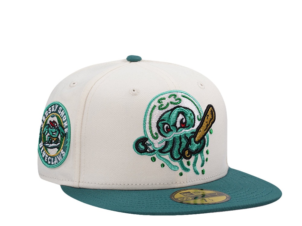 New Era Lakewood Blueclaws Copa Metallic Chrome Two Tone Edition 59Fifty Fitted Hat