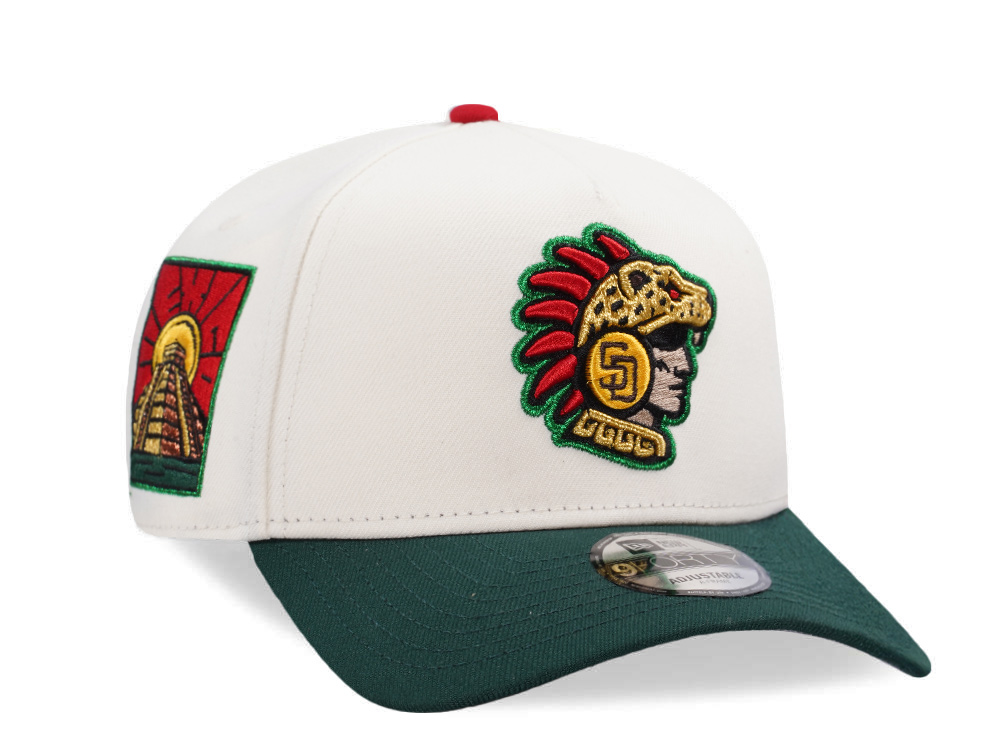 New Era San Diego Padres Warrior Chrome Two Tone Edition 9Forty A Frame Snapback Hat