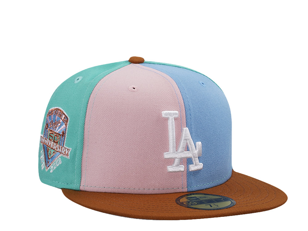 New Era Los Angeles Dodgers 50th Anniversary Pinwheel Edition 59Fifty Fitted Hat