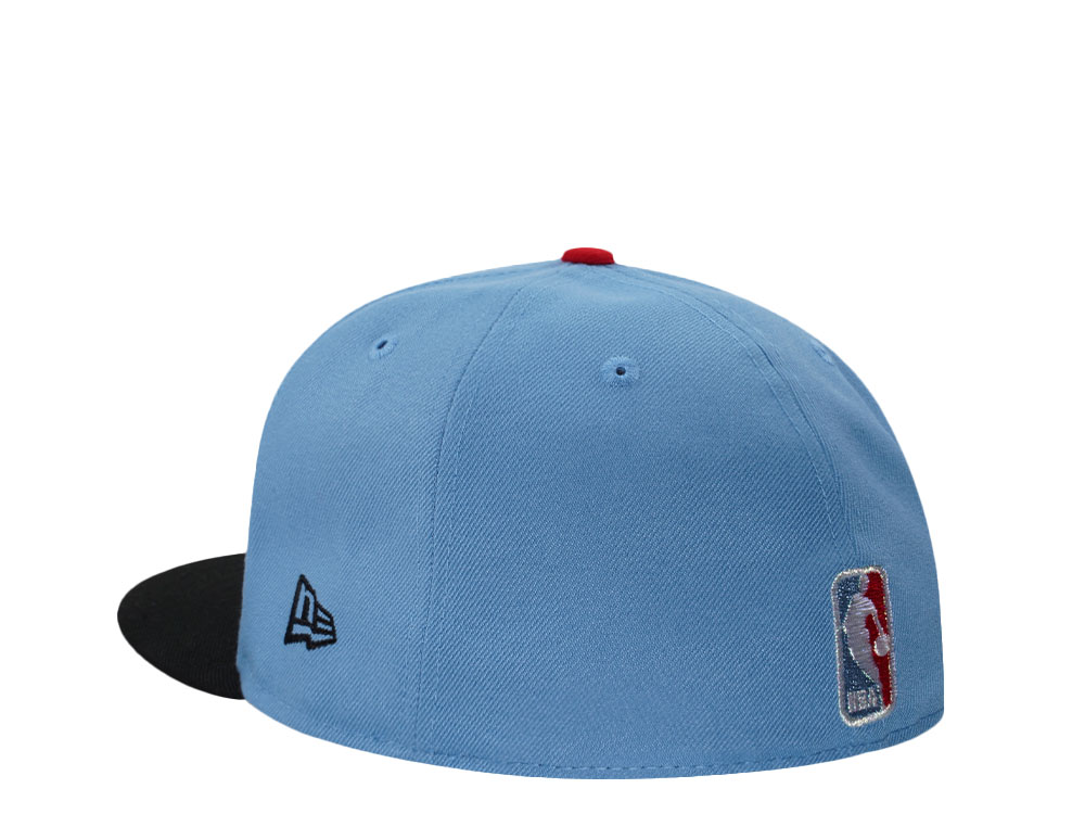 New Era Chicago Bulls All Star Game 1988 Sky Blue Two Tone Edition 59Fifty Fitted Hat