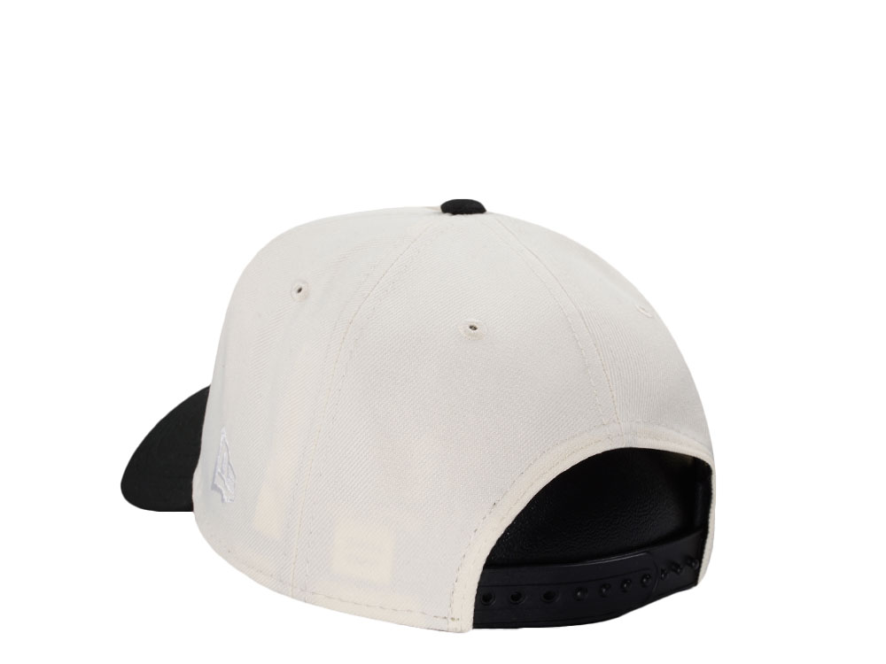 New Era Los Angeles Dodgers World Series 2024 White Out Pink Two Tone Edition 9Forty A Frame Snapback Hat