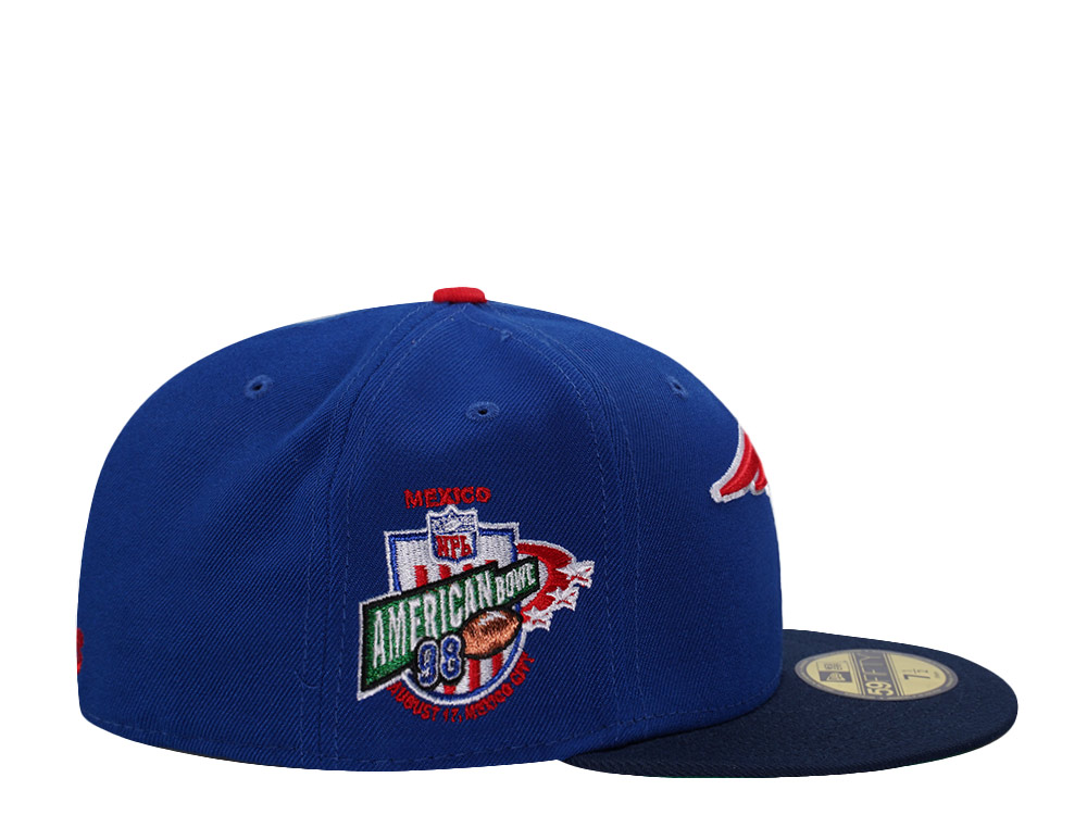 New Era New England Patriots American Bowl 1998 Blue Two Tone Edition 59Fifty Fitted Hat