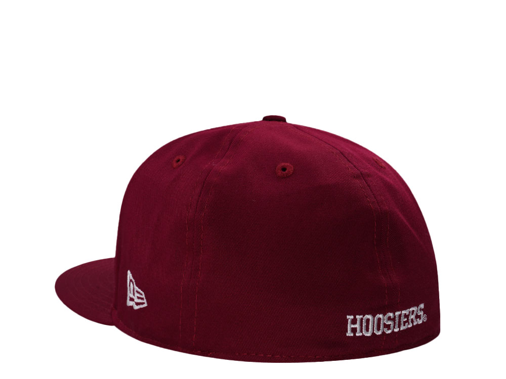 New Era Indiana Hoosiers Final Four 1981 Script Red Throwback Edition 59Fifty Fitted Hat