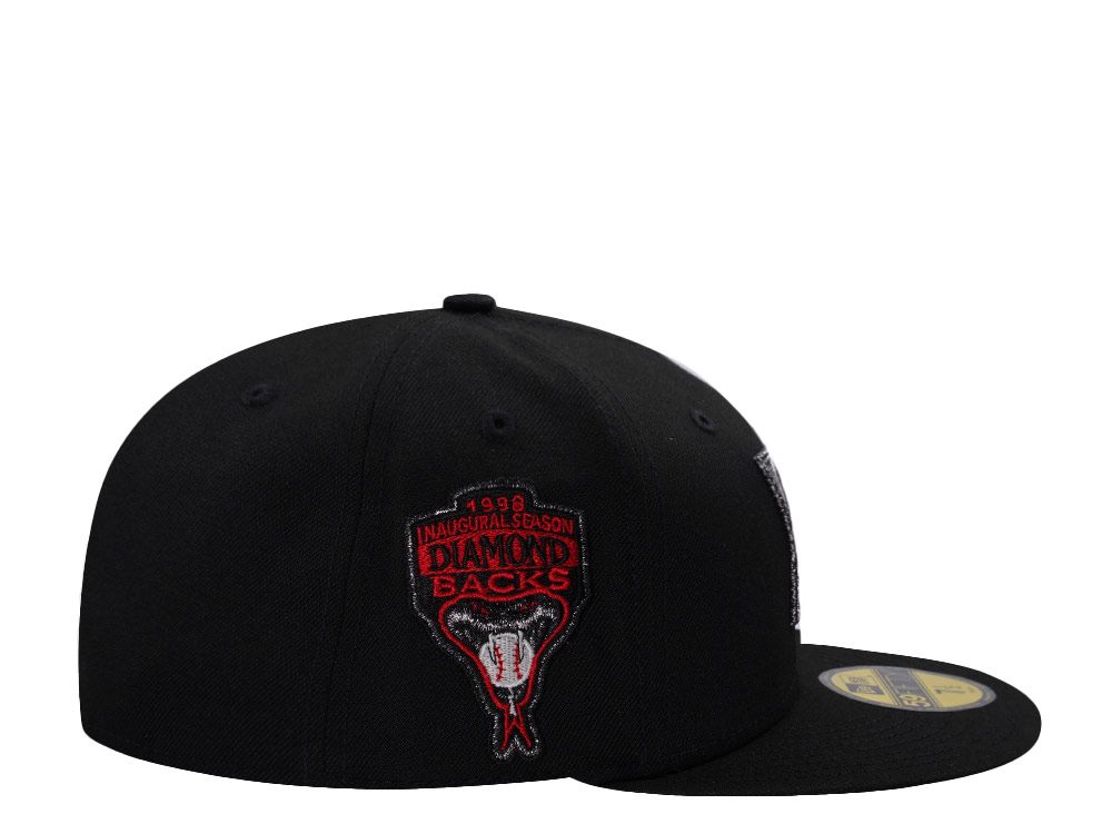 PRE-ORDER New Era Arizona Diamondbacks Inaugural Season 1998 Black Prime Edition 59Fifty Fitted Hat