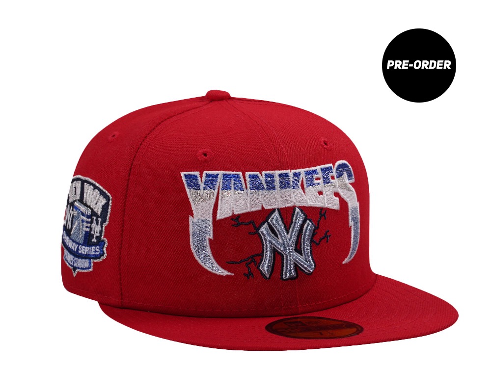 PRE-ORDER New Era New York Yankees Subway Series Scarlet Prime Edition 59Fifty Fitted Hat