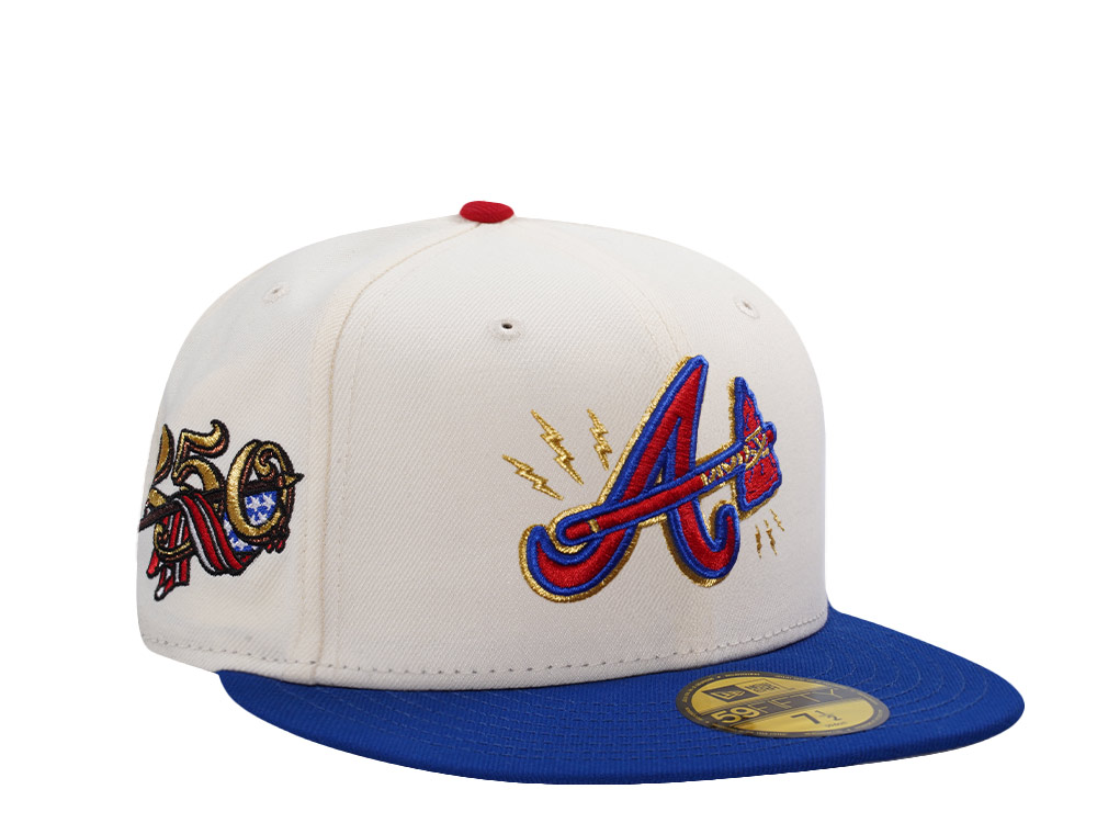 New Era Atlanta Braves 250th Anniversary Chrome Two Tone Edition 59Fifty Fitted Hat
