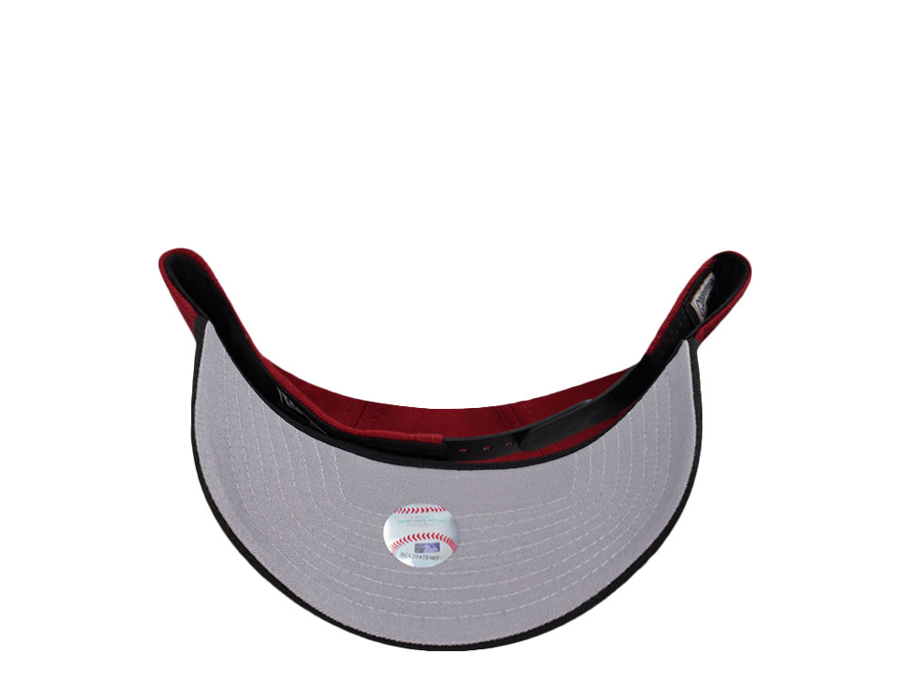 New Era Texas Rangers 40th Anniversary Red Two Tone Edition 9Forty A Frame Snapback Hat