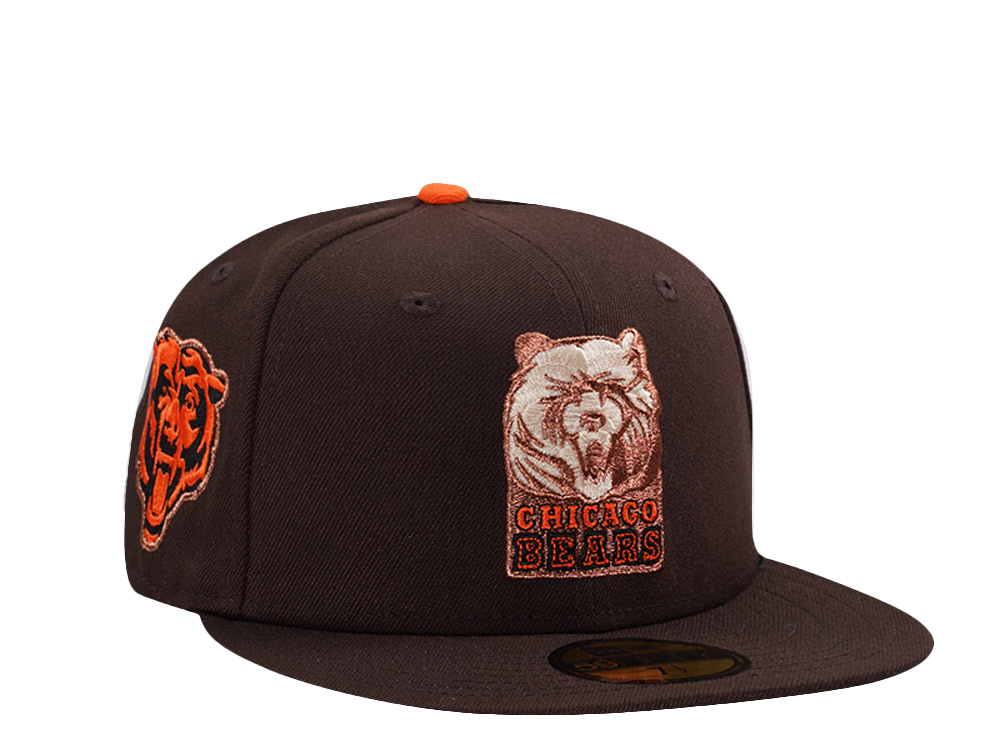 New Era Chicago Bears Burnt Wood Prime Edition 59Fifty Fitted Hat