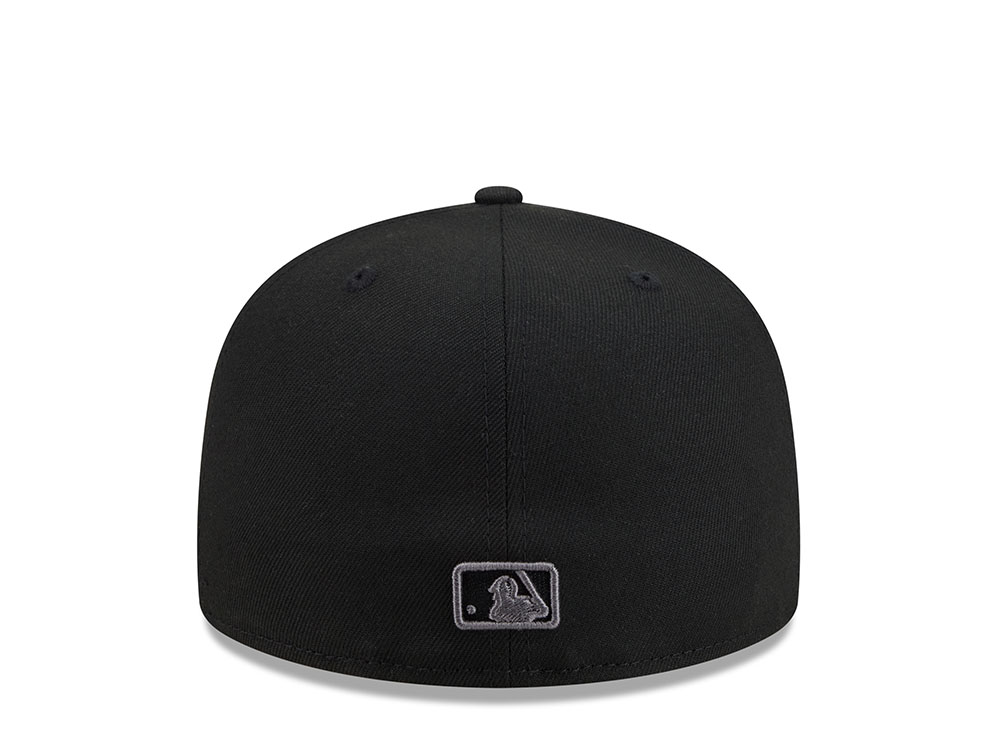 New Era Anaheim Angels Color Basic Black 59Fifty Fitted Hat