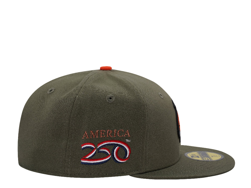 New Era Las Vegas Aviators 250th Anniversary New Olive Prime Edition 59Fifty Fitted Hat