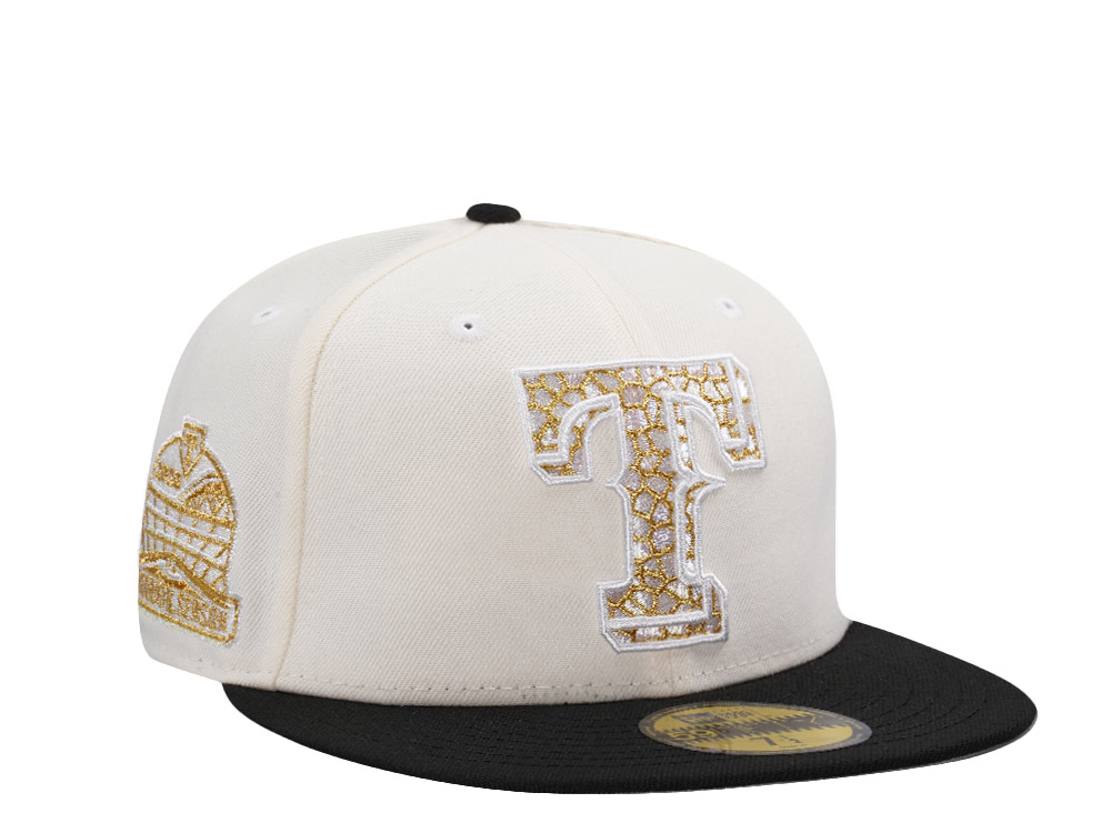 New Era Texas Rangers Inaugural Season Chrome Two Tone Edition 59Fifty Fitted Hat