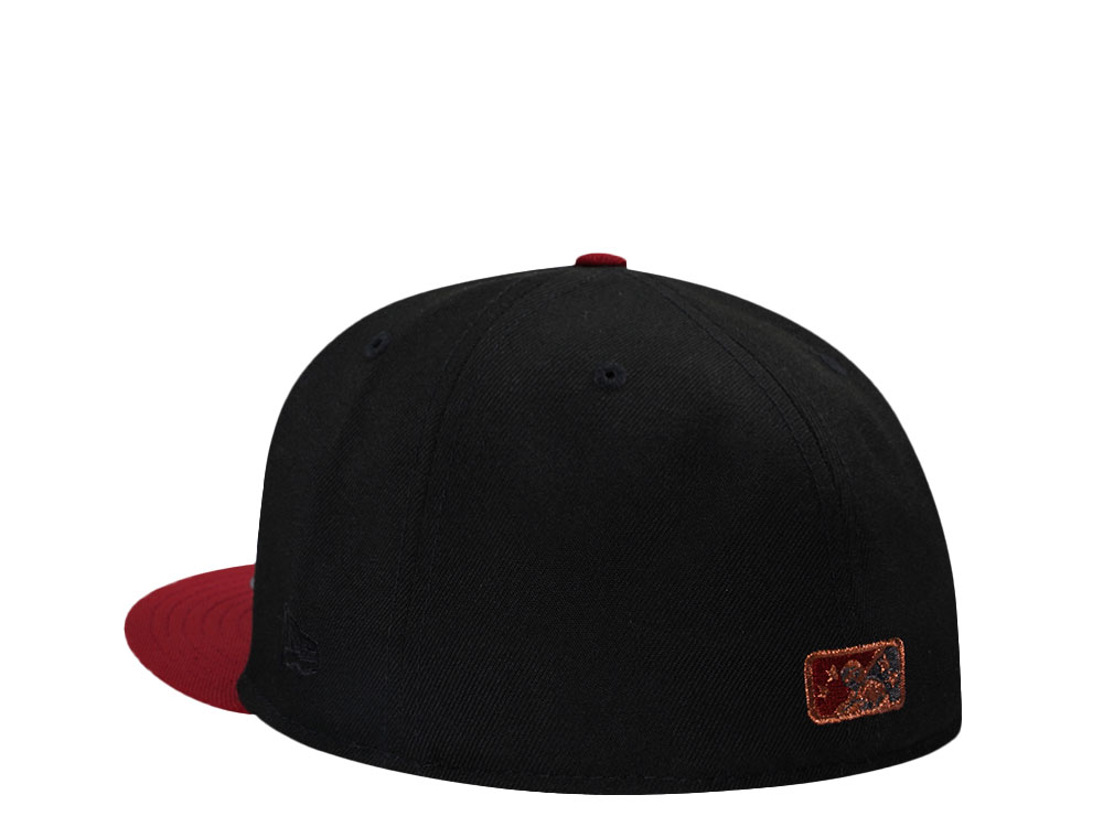 New Era Round Rock Express Black Brick Two Tone Edition 59Fifty Fitted Hat