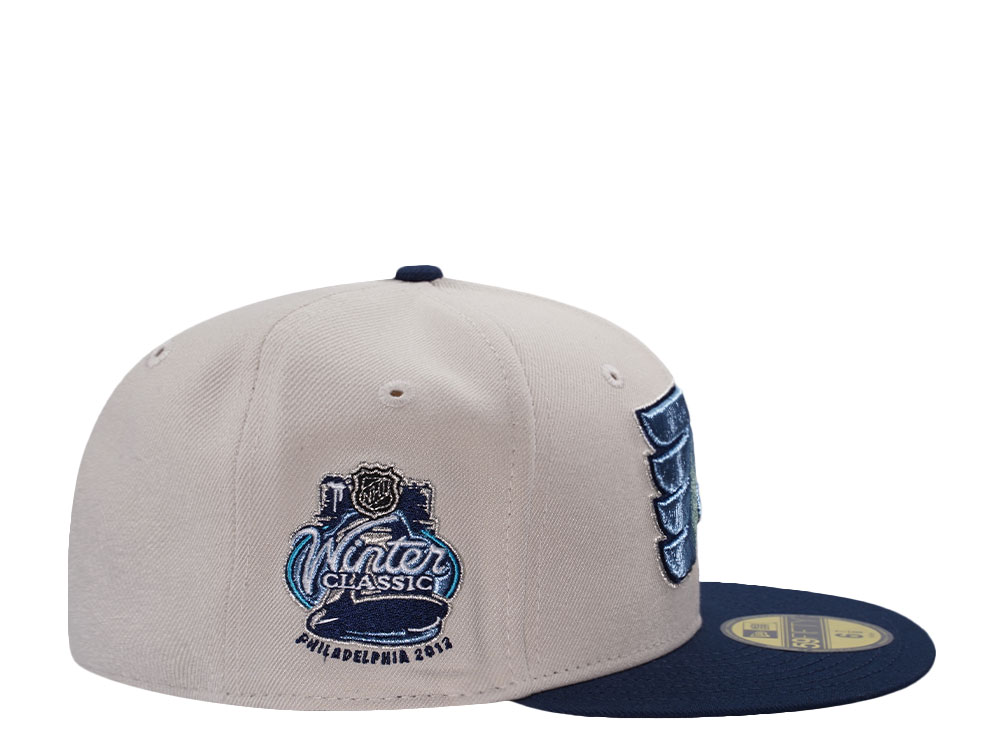 New Era Philadelphia Flyers Winter Classic 2012 Metallic Stone Two Tone Edition 59Fifty Fitted Hat