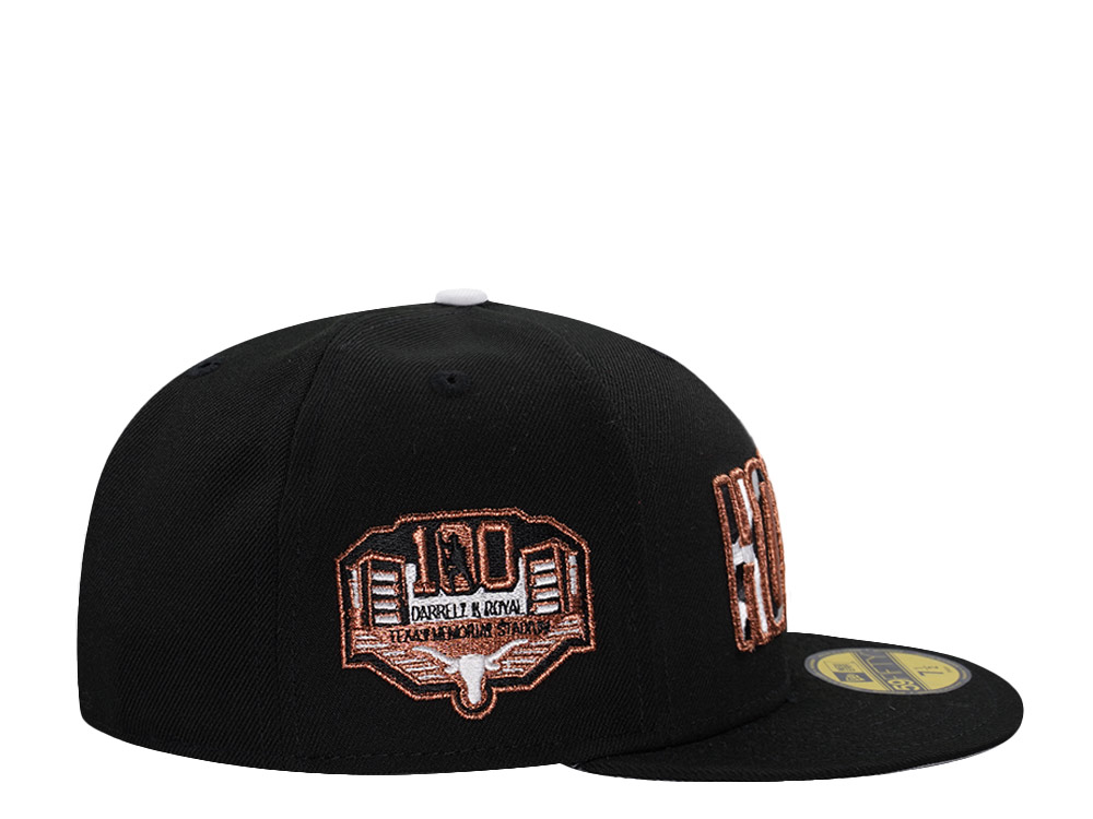 New Era Texas Longhorns Champions Black Prime Edition 59Fifty Fitted Hat