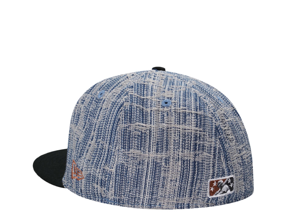 New Era Indianapolis Indians Distressed Denim Two Tone Prime Edition 59Fifty Fitted Hat