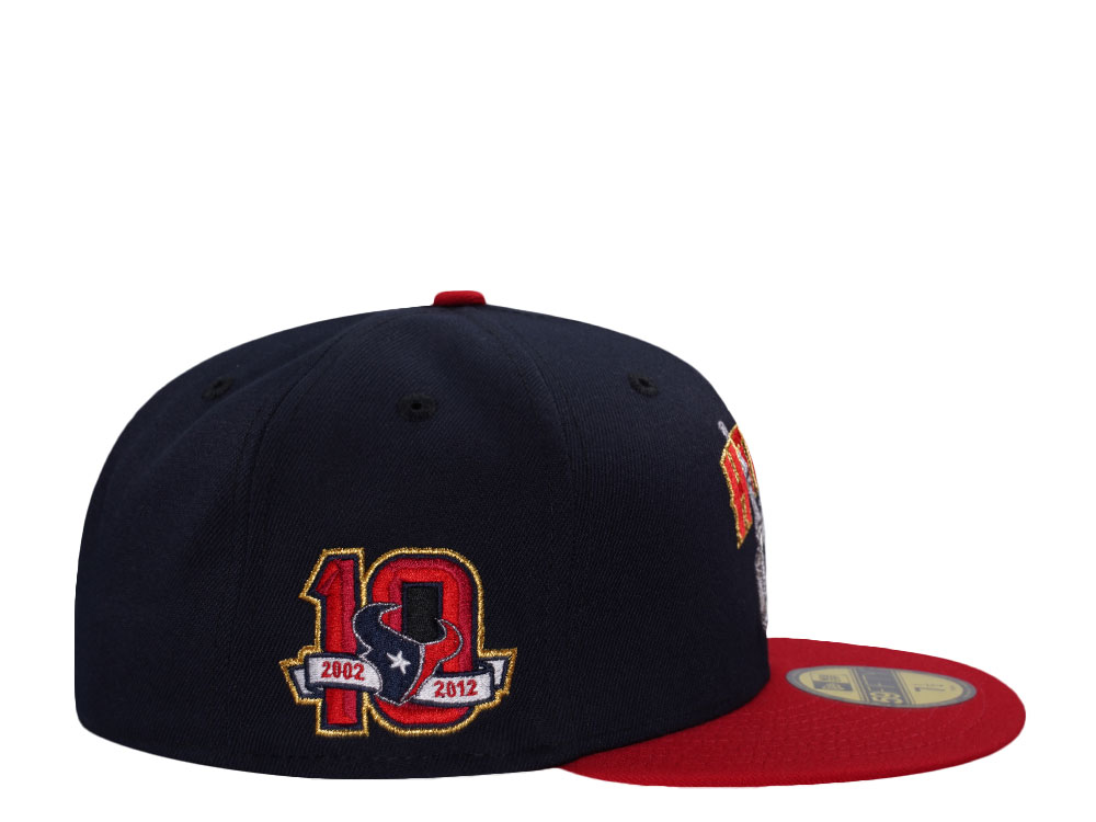 New Era Houston Texans 10th Anniversary Prime Two Tone Edition 59Fifty Fitted Hat