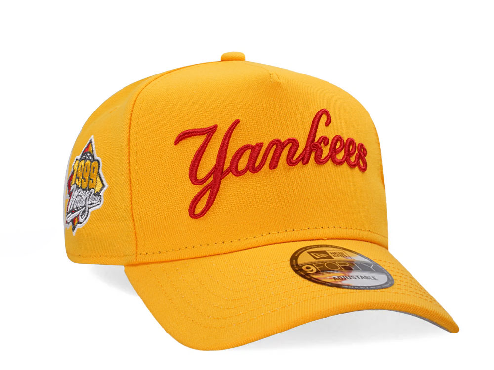 New Era New York Yankees World Series 1999 Gold Edition 9Forty A Frame Snapback Hat