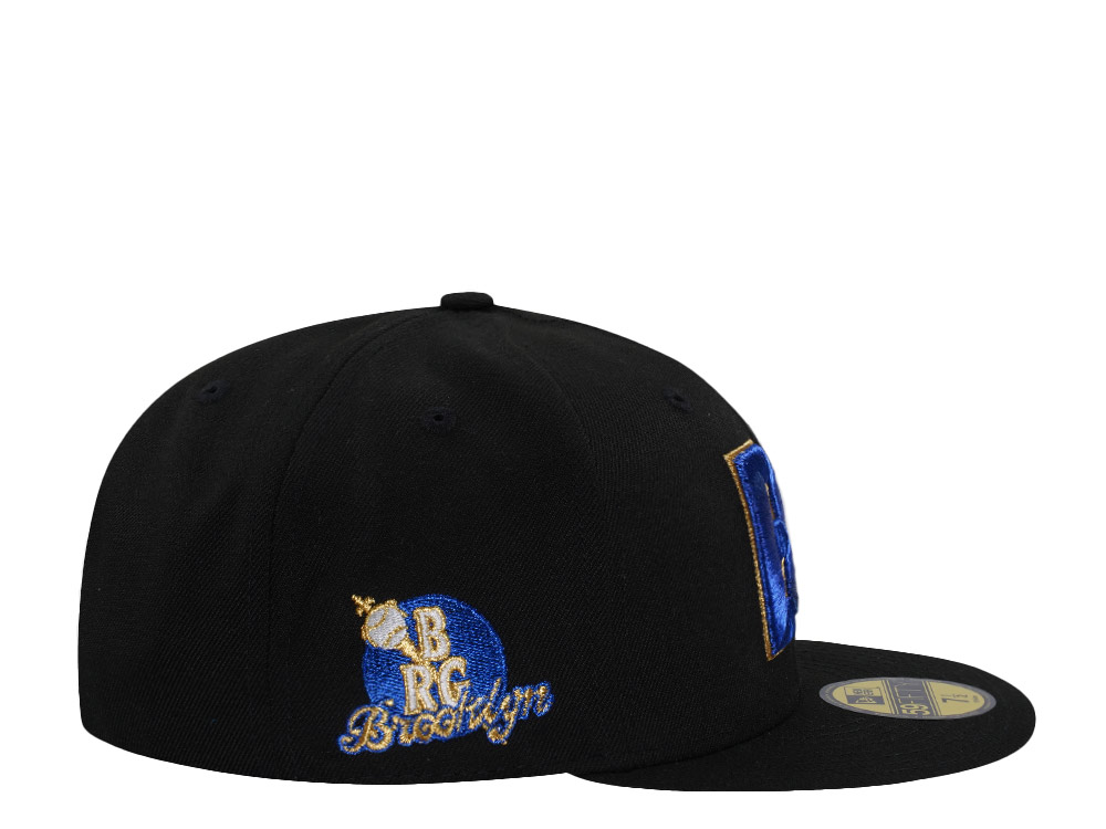 New Era Brooklyn Royal Giants Black Metallic Throwback Edition 59Fifty Fitted Hat