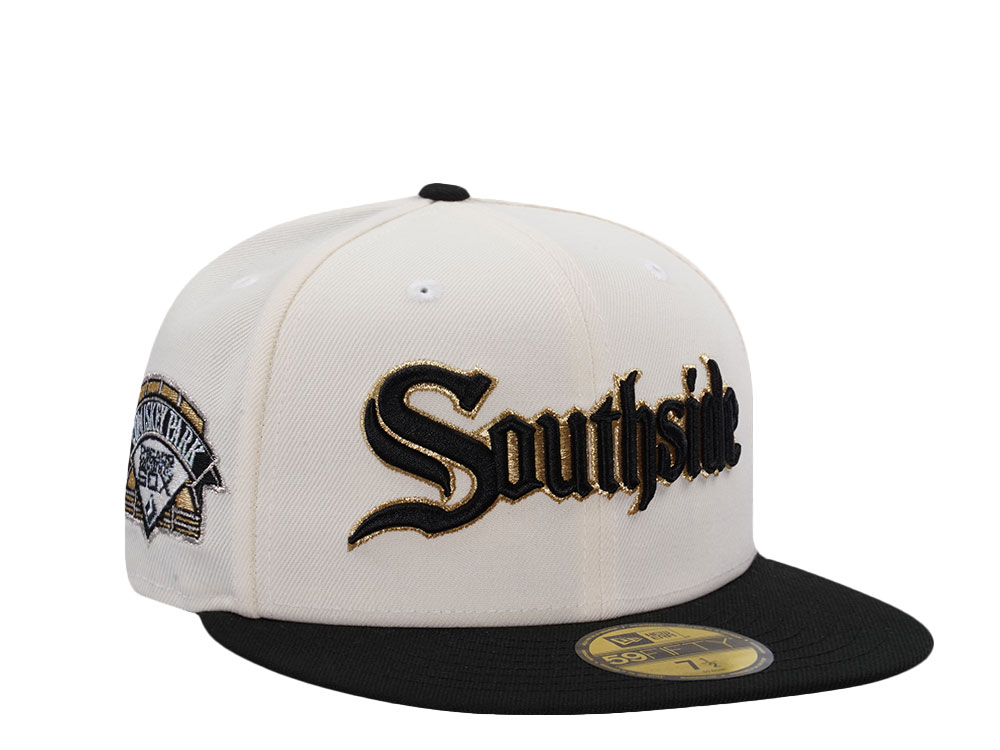 New Era Chicago White Sox Comiskey Park Chrome Two Tone Edition 59Fifty Fitted Hat