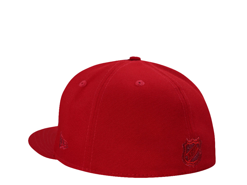New Era Detroit Red Wings Metallic Farewell the Joe Red Prime Edition 59Fifty Fitted Hat