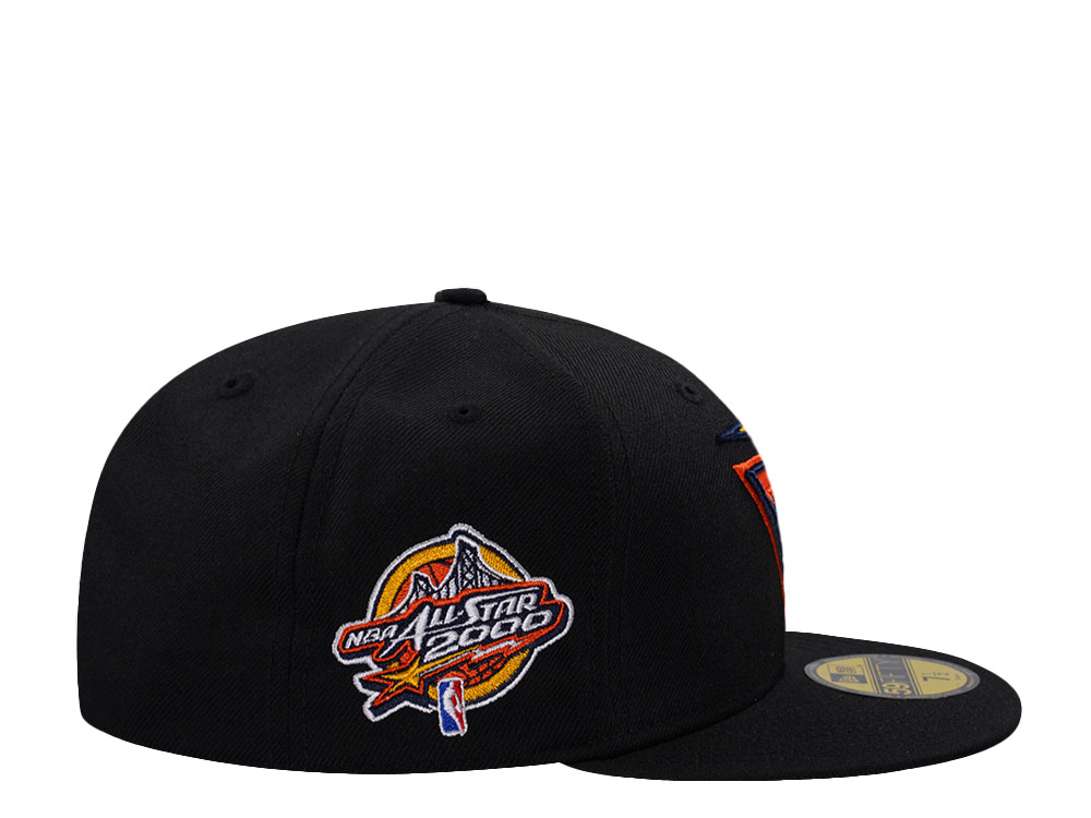 New Era Golden State Warriors All Star Game 2000 Wool Black Throwback Edition 59Fifty Fitted Hat