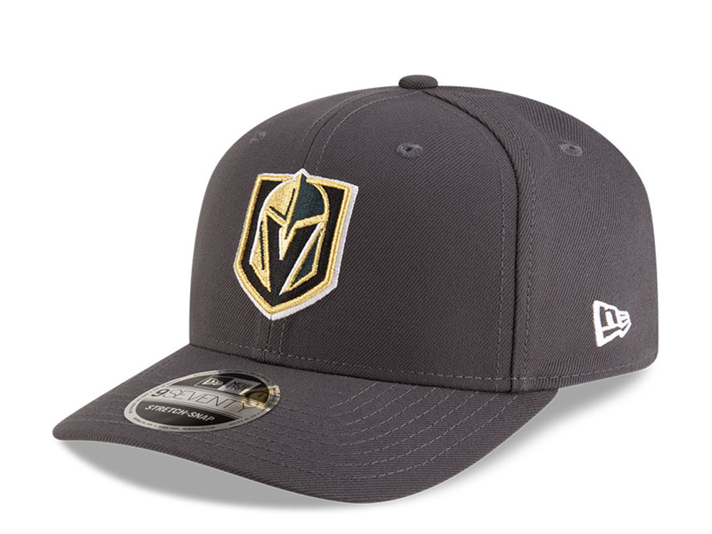 New Era Las Vegas Golden Knights Gray 9Seventy Stretch Snapback Hat