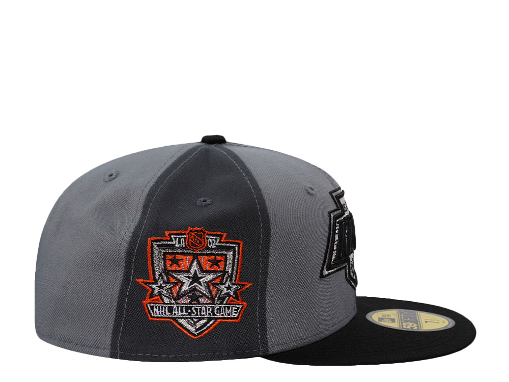 New Era Los Angeles Kings All Star Game 2002 Gray Pinwheel Edition 59Fifty Fitted Hat