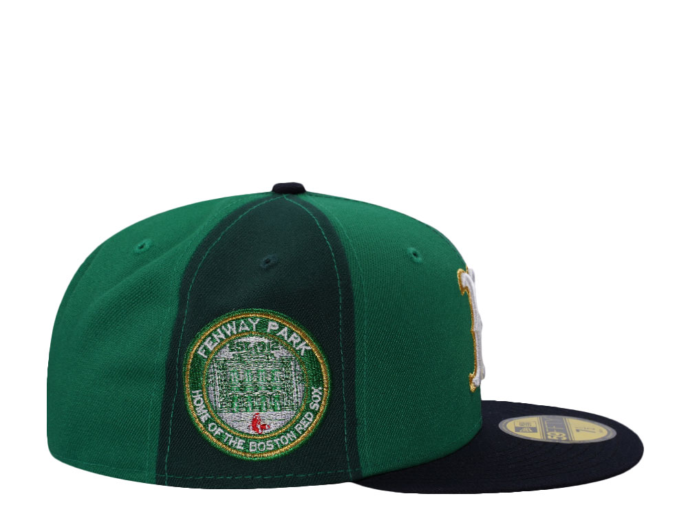 New Era Boston Red Sox Fenway Park Green Pinwheel Edition 59Fifty Fitted Hat