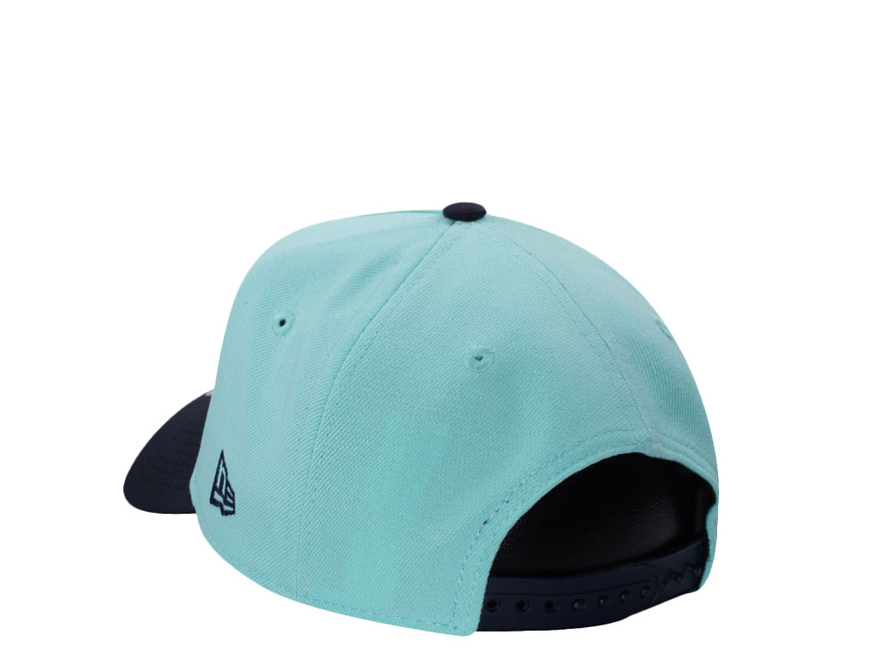 New Era Minnesota Wild NHL Hockey Tint Blue Two Tone Edition 9Forty A Frame Snapback Hat