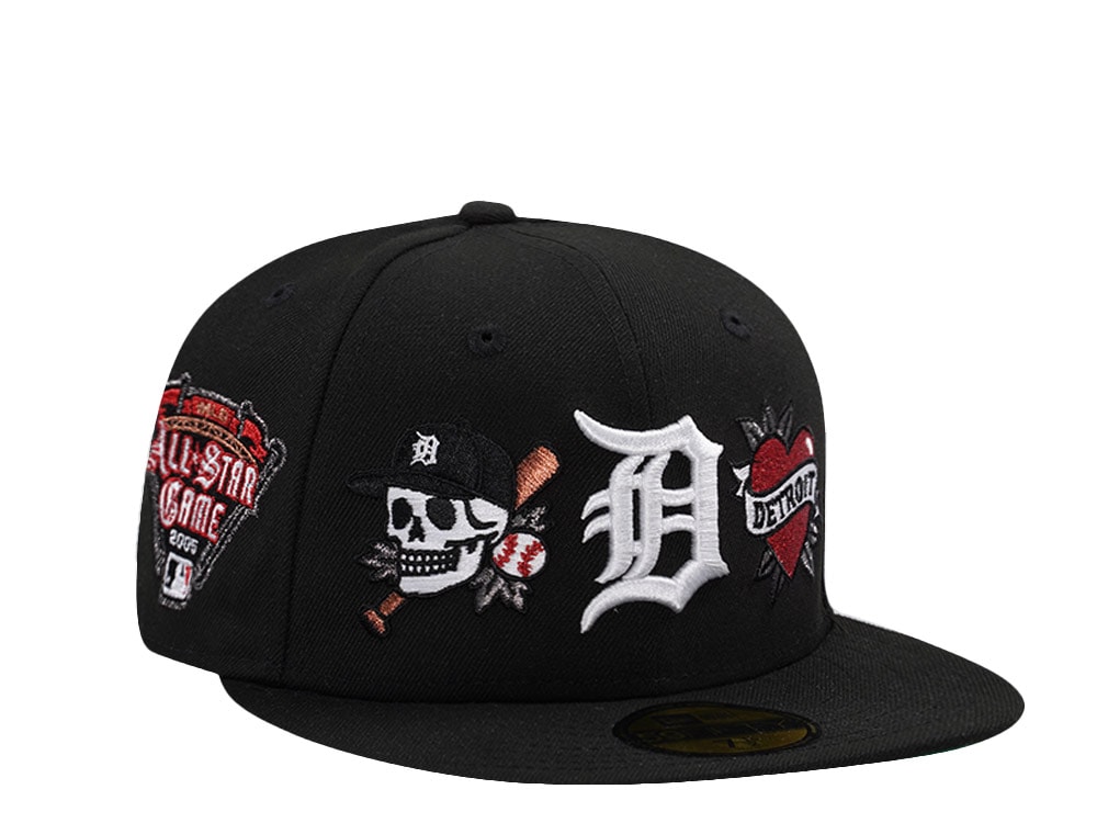 New Era Detroit Tigers All Star Game 2005 Tattoo Black Prime Edition 59Fifty Fitted Hat