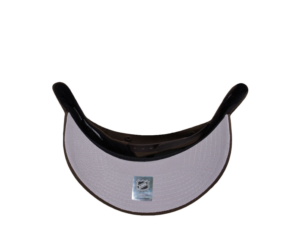 New Era Boston Bruins 100th Anniversary Walnut Prime Edition 9Forty A Frame Snapback Hat