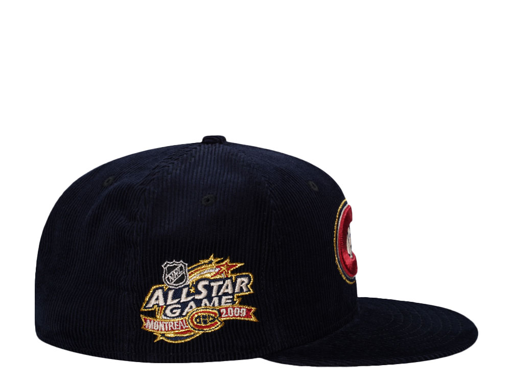 New Era Montreal Canadiens All Star Game 2009 Navy Corduroy Prime Edition 59Fifty Fitted Hat