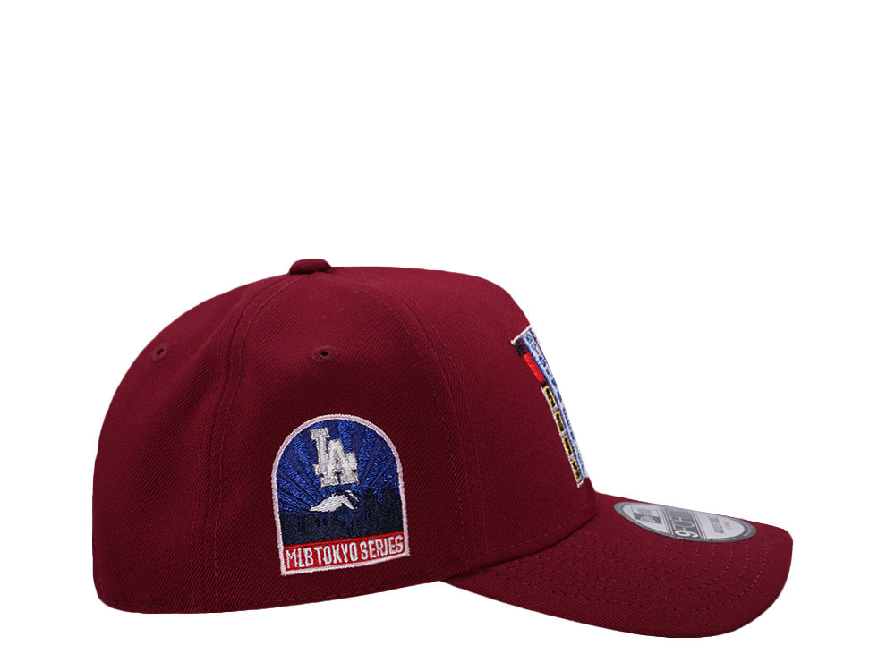 New Era Los Angeles Dodgers Tokyo Series Red Prime Edition 9Forty A Frame Snapback Hat