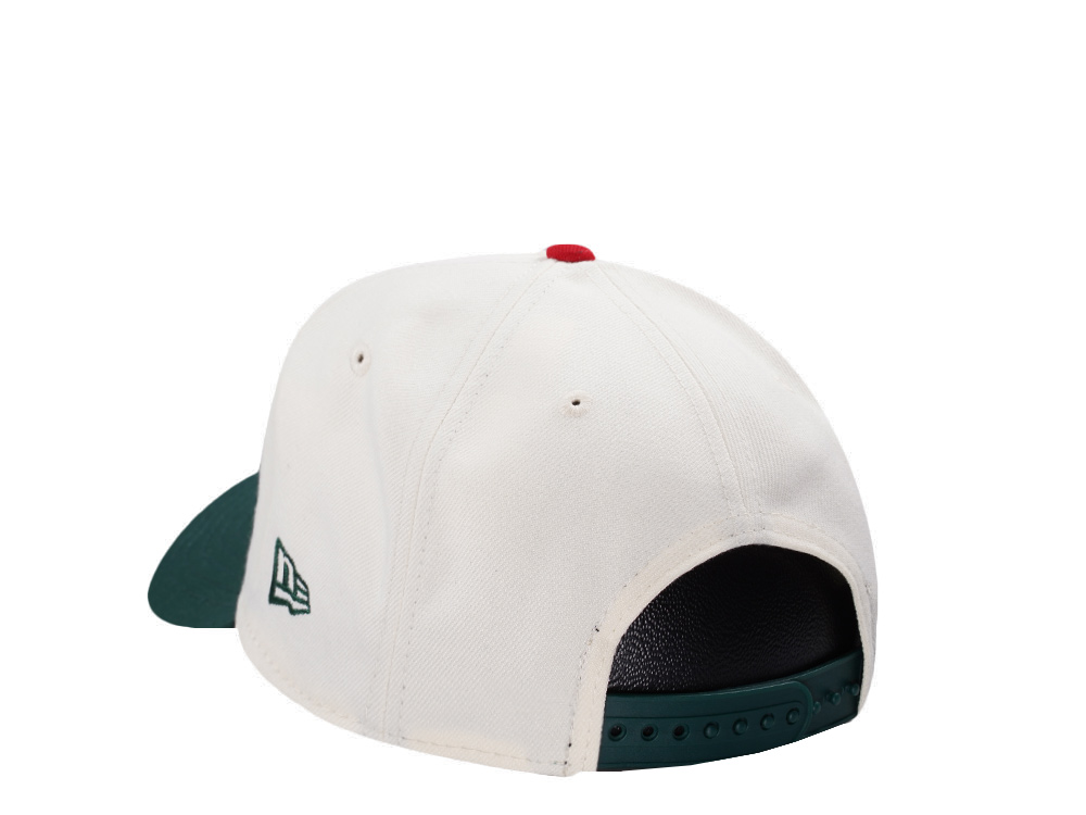 New Era Los Angeles Dodgers Burning Rose Chrome Two Tone Edition 9Forty A Frame Snapback Hat