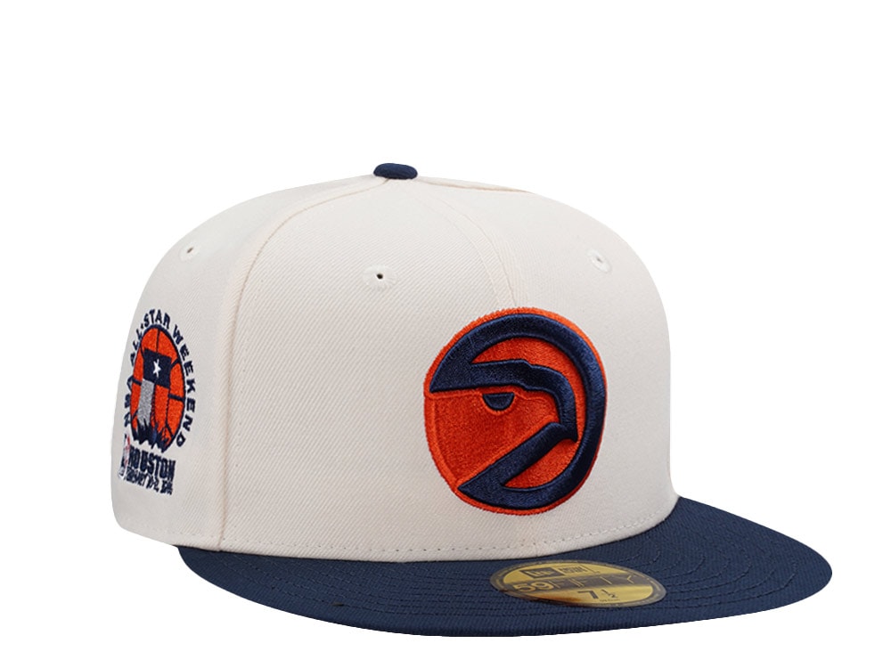 New Era Atlanta Hawks All Star Game 1989 Chrome Two Tone Edition 59Fifty Fitted Hat