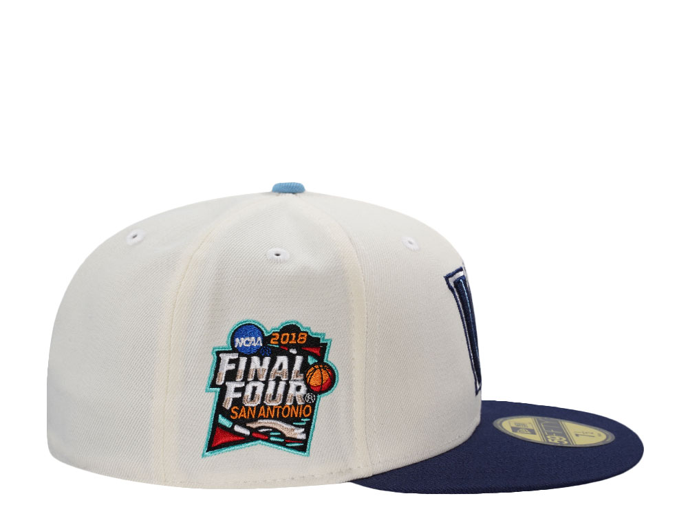 New Era Villanova Wildcats Final Four 2018 White Two Tone Edition 59Fifty Fitted Hat