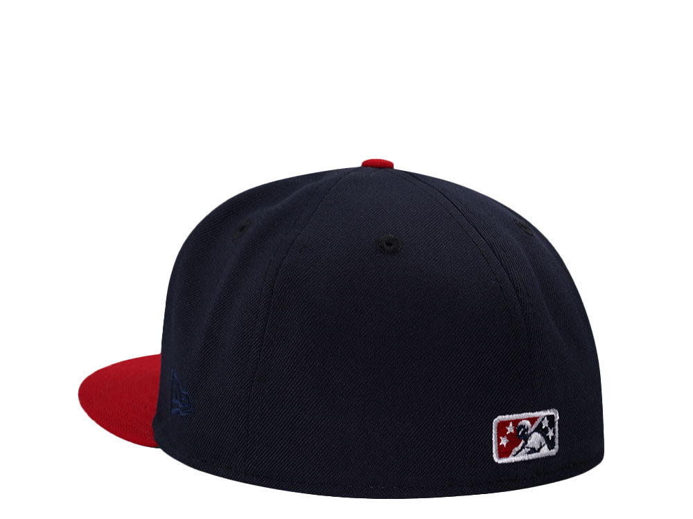 New Era Worchester Red Sox Navy Throwback Two Tone Edition 59Fifty Fitted Hat