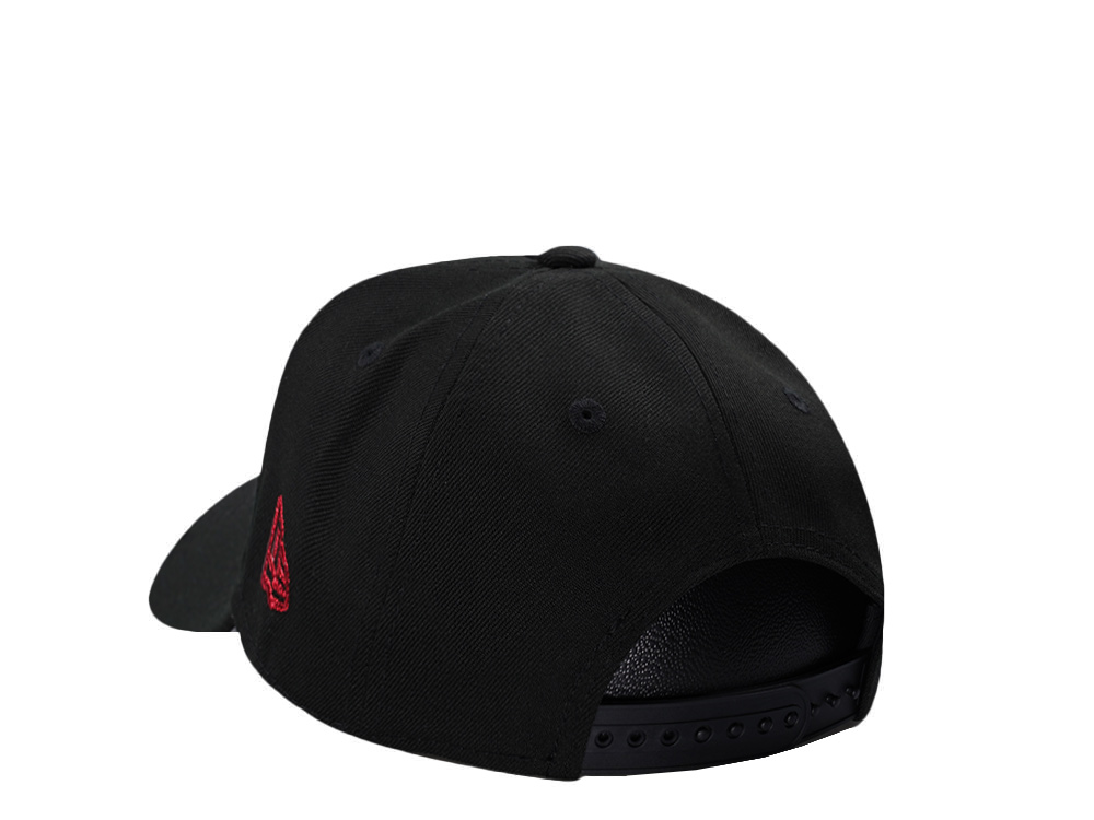 New Era Houston Astros Flames Black Prime Edition 9Forty A Frame Snapback Hat