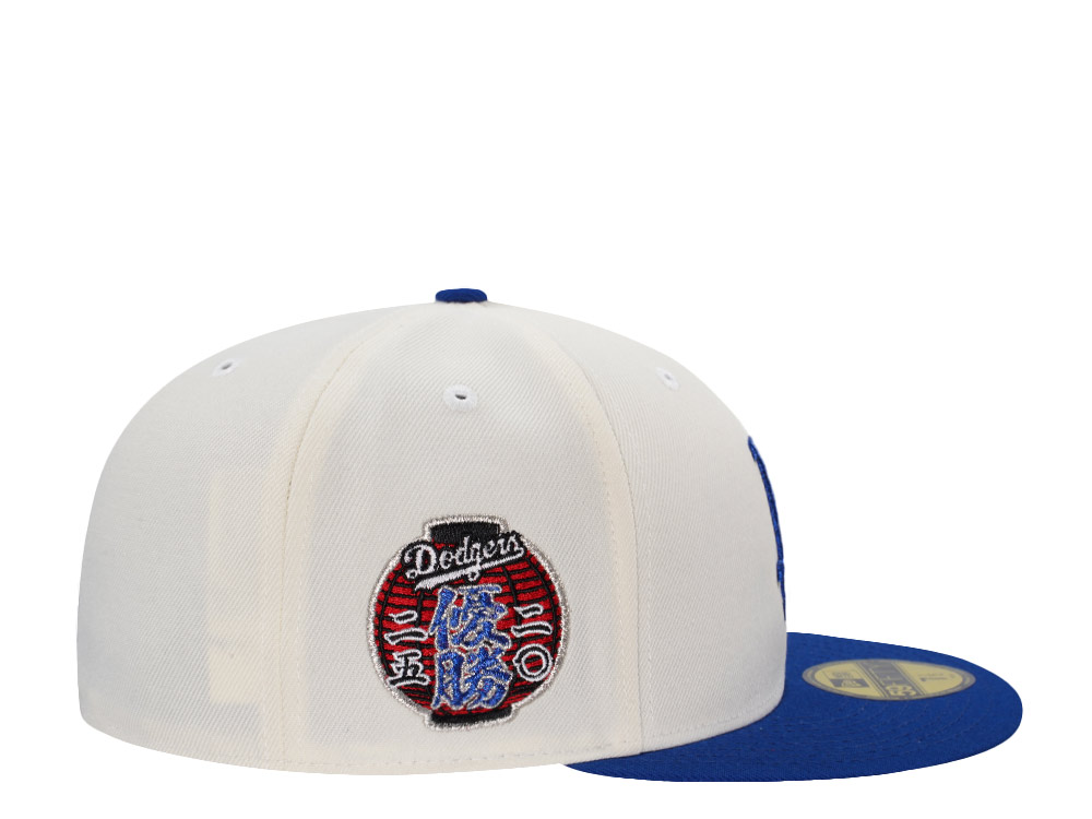 New Era Los Angeles Dodgers World Series Chase 2025 White Prime Edition 59Fifty Fitted Hat