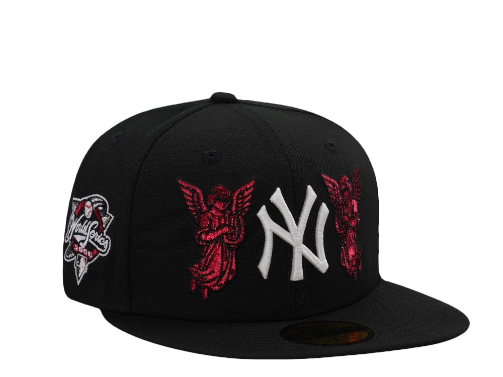 New Era New York Yankees World Series 2000 Angel Black Prime Edition 59Fifty Fitted Hat