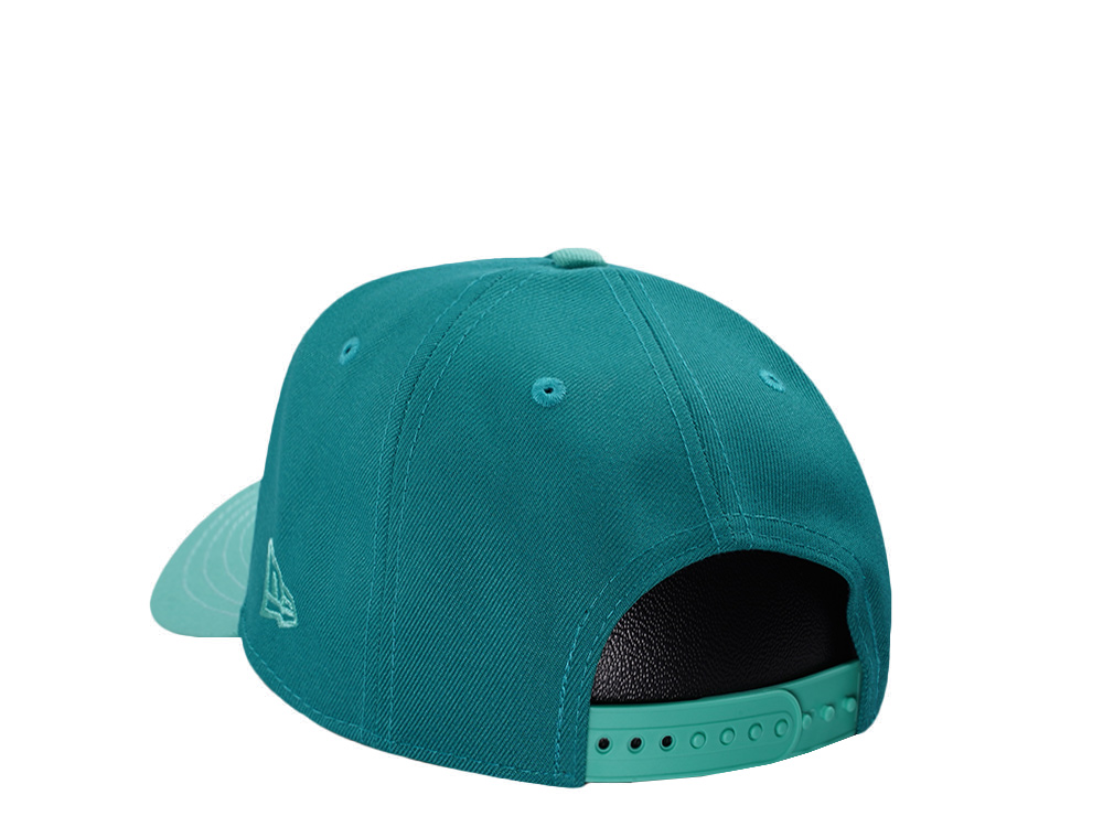 New Era Texas Rangers World Series Champions 2023 Mint Two Tone Edition 9Forty A Frame Snapback Hat