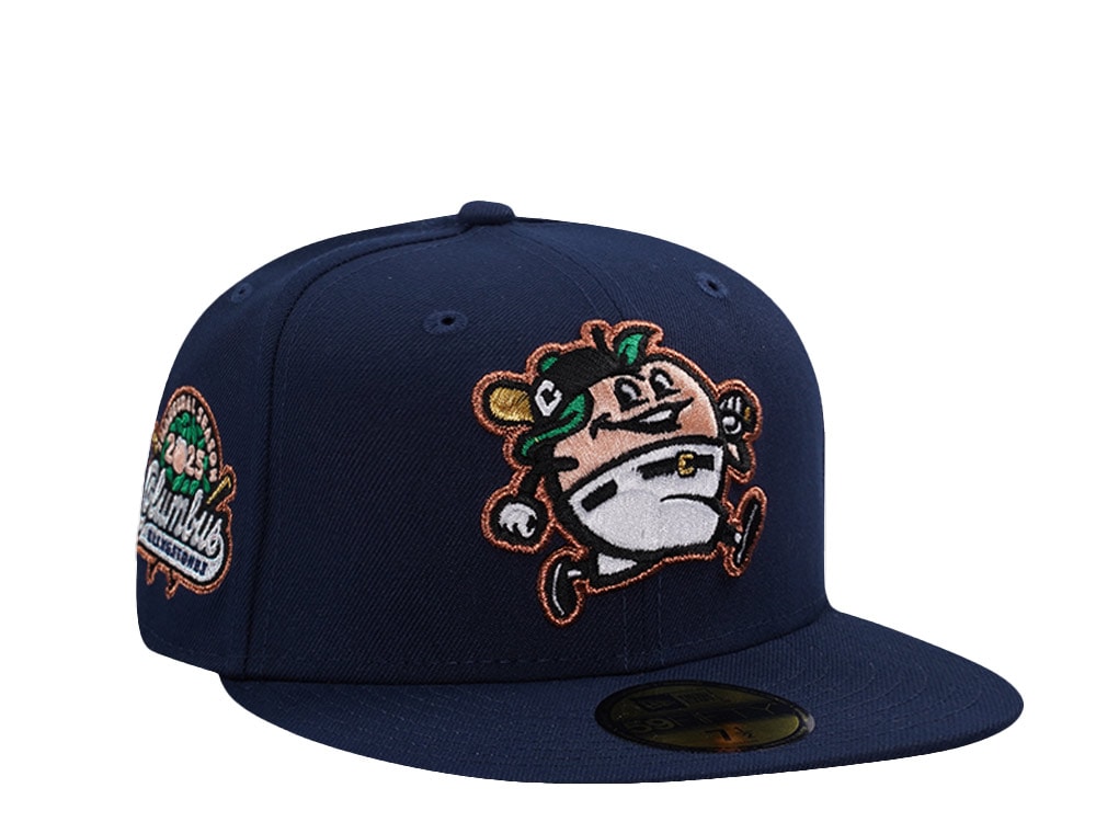 New Era Columbus Clingstones Inaugural Season Ocean Blue Prime Edition 59Fifty Fitted Hat