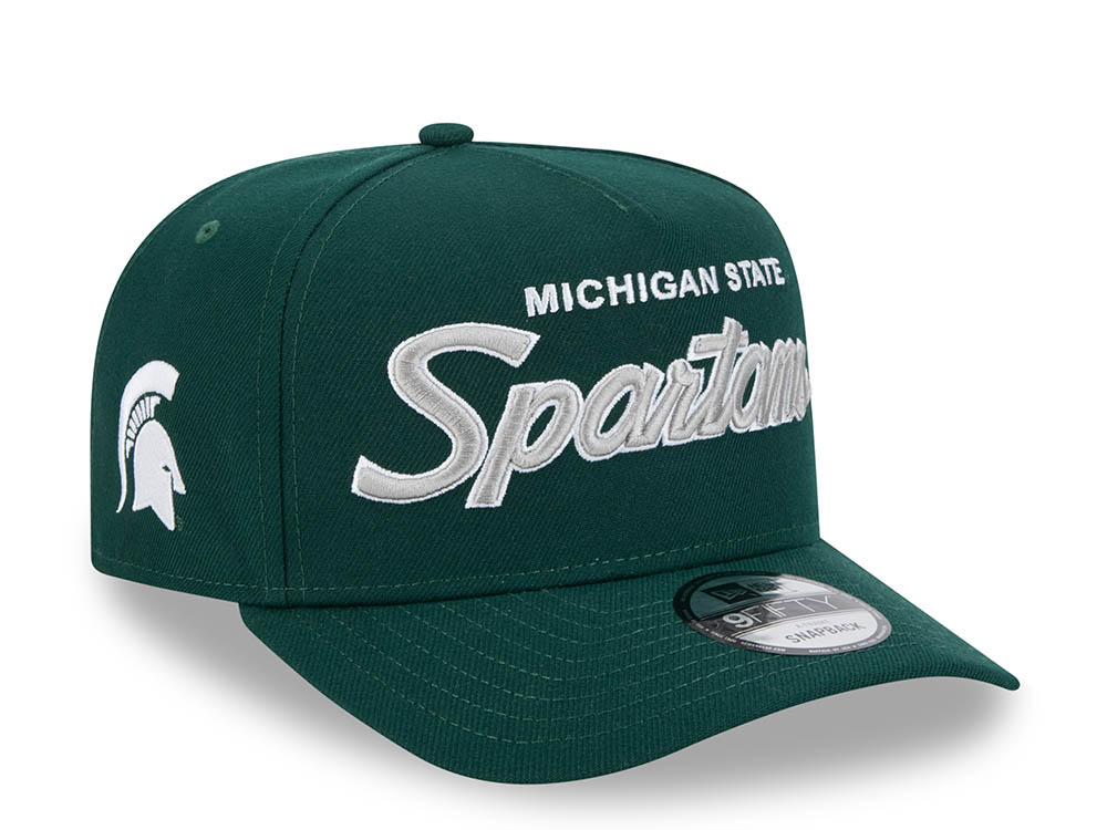 New Era Michigan State Spartans Green 9Fifty A Frame Snapback Hat